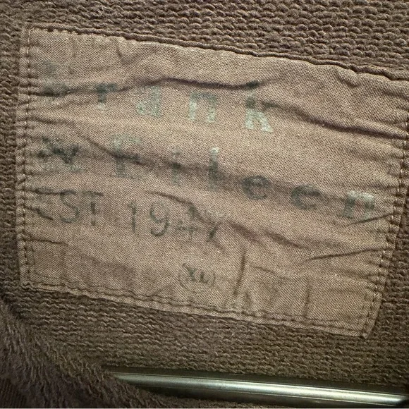 Frank &‎ Eileen Izzie Party sweatshirt Brown Dress Size XL - Picture 5 of 8